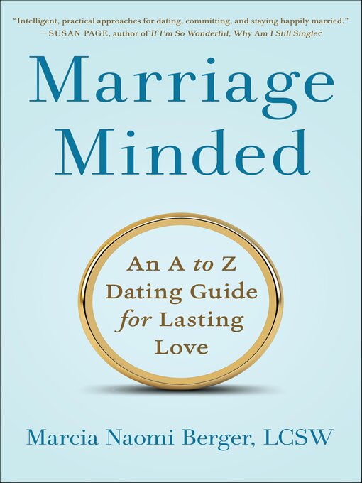 Title details for Marriage Minded by Marcia Naomi Berger - Available